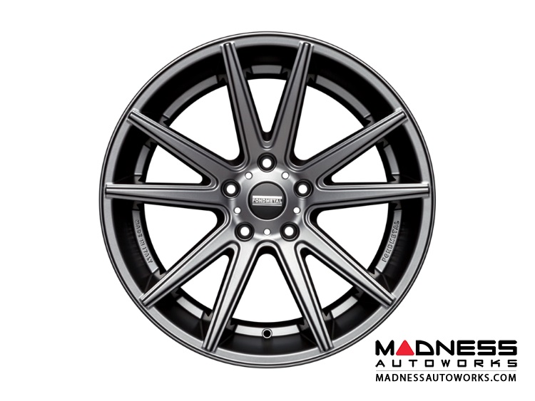 Infiniti G37 Coupe Custom Wheels by Fondmetal - Matte Titanium